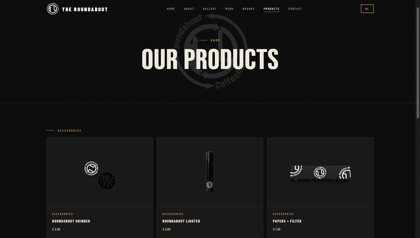 Screenshot van de productpagina van The Roundabout